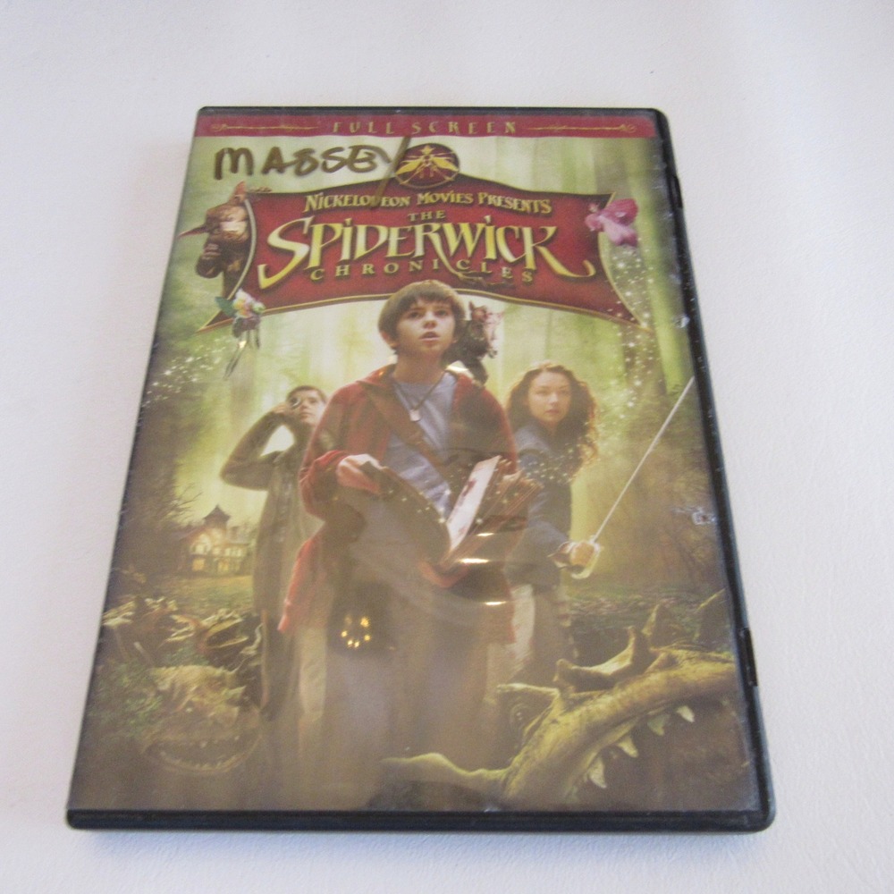 The Spiderwick Chronicles DVD 2008 Full Screen Nickelodeon Movies Fantasy PG